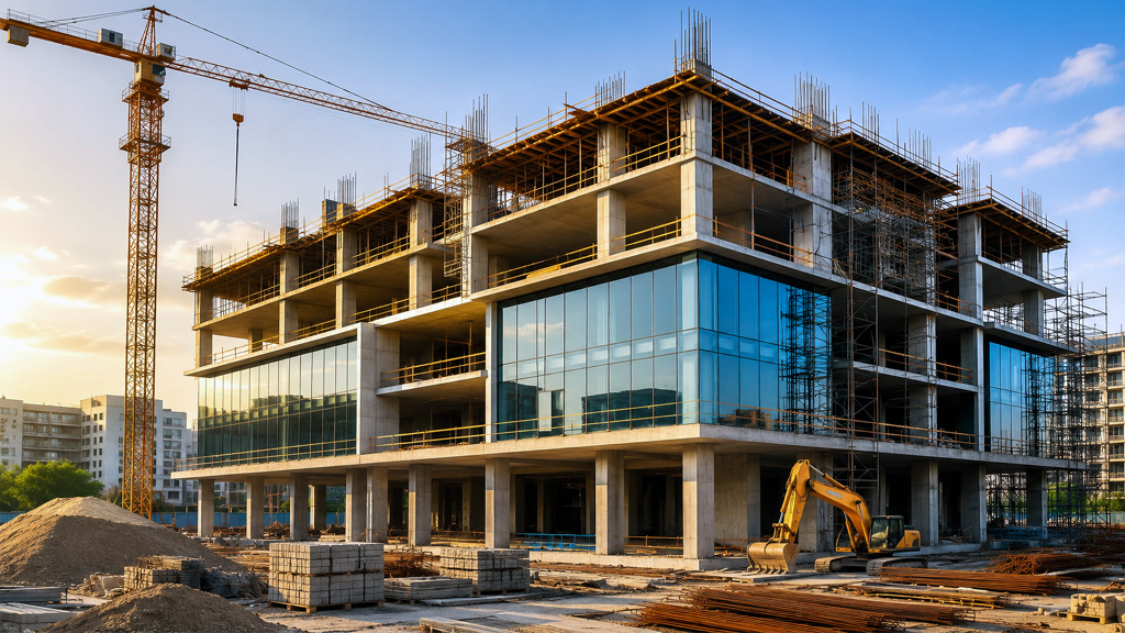 Commercial Building Construction Project | Inspiring Sanghavi Private Limited