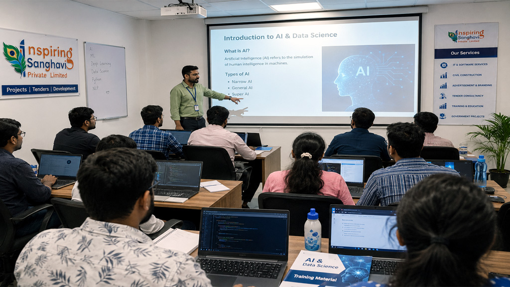 AI and Data Science Training Class with Professional Trainer and Students