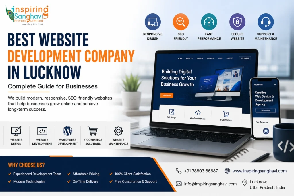 Best Website Development Company in Lucknow – Complete Guide for Businesses Best Website Development Company in Lucknow – Responsive Web Design, WordPress Development & SEO Services by Inspiring Sanghavi Private Limited