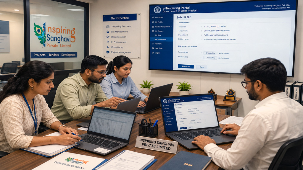 Projects e-Tendering Portal Bid Filing Team at Inspiring Sanghavi Private Limited