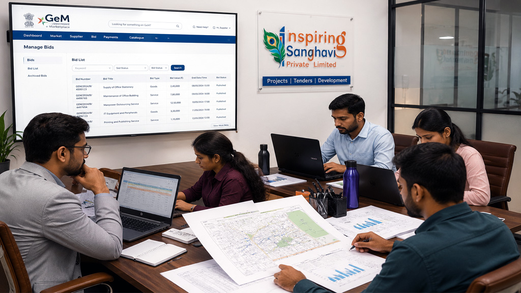 GeM Tender Preparation and DPR Project Planning Team at Inspiring Sanghavi Private Limited