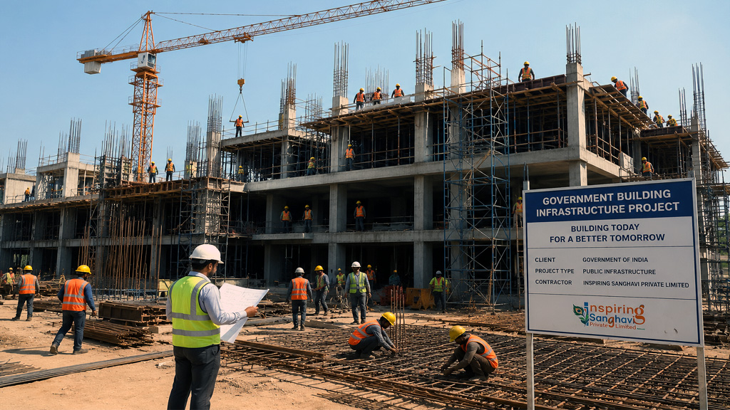 Government Building Infrastructure Project by Inspiring Sanghavi Private Limited
