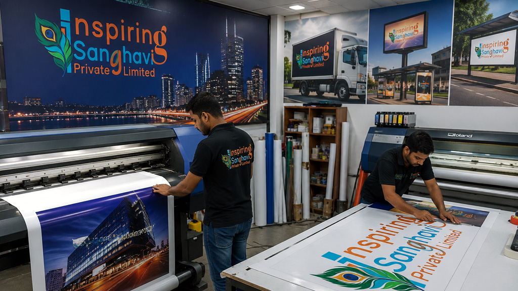 Printing and Outdoor Advertising Services by Inspiring Sanghavi Private Limited