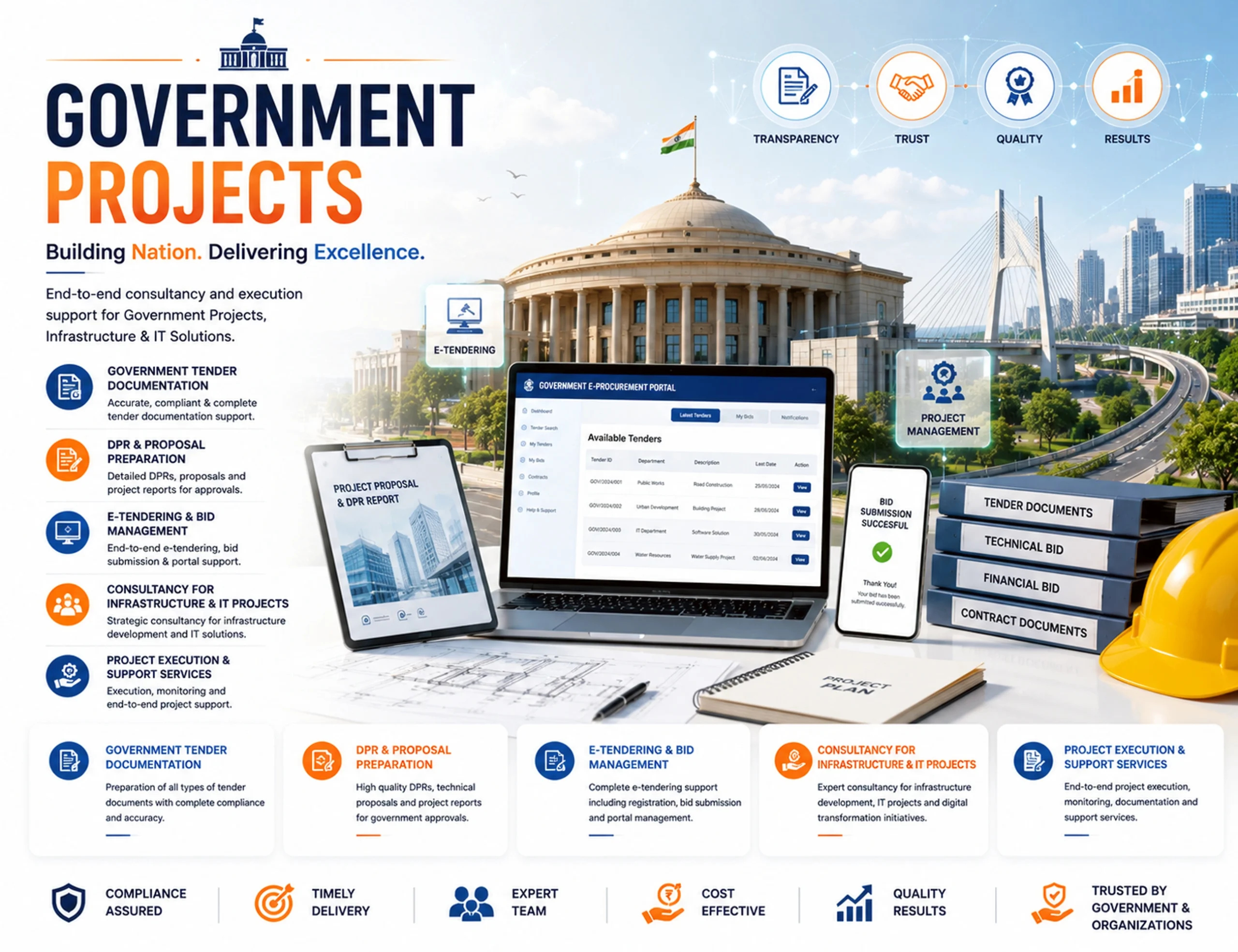 Home government tender consultancy